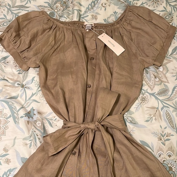 🌱 NWT Eberjey Linen Harper Dress 🌼 - Picture 7 of 8